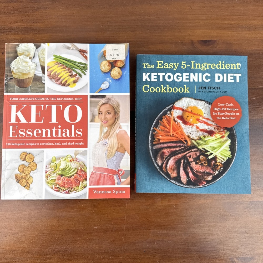 Lot of 2 Keto Cookbooks‎